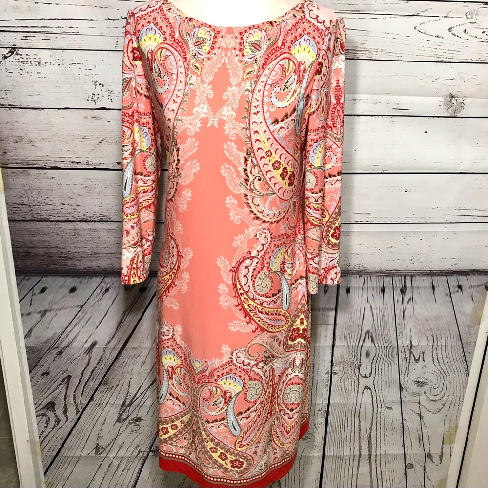 LONDON TIMES paisley dress